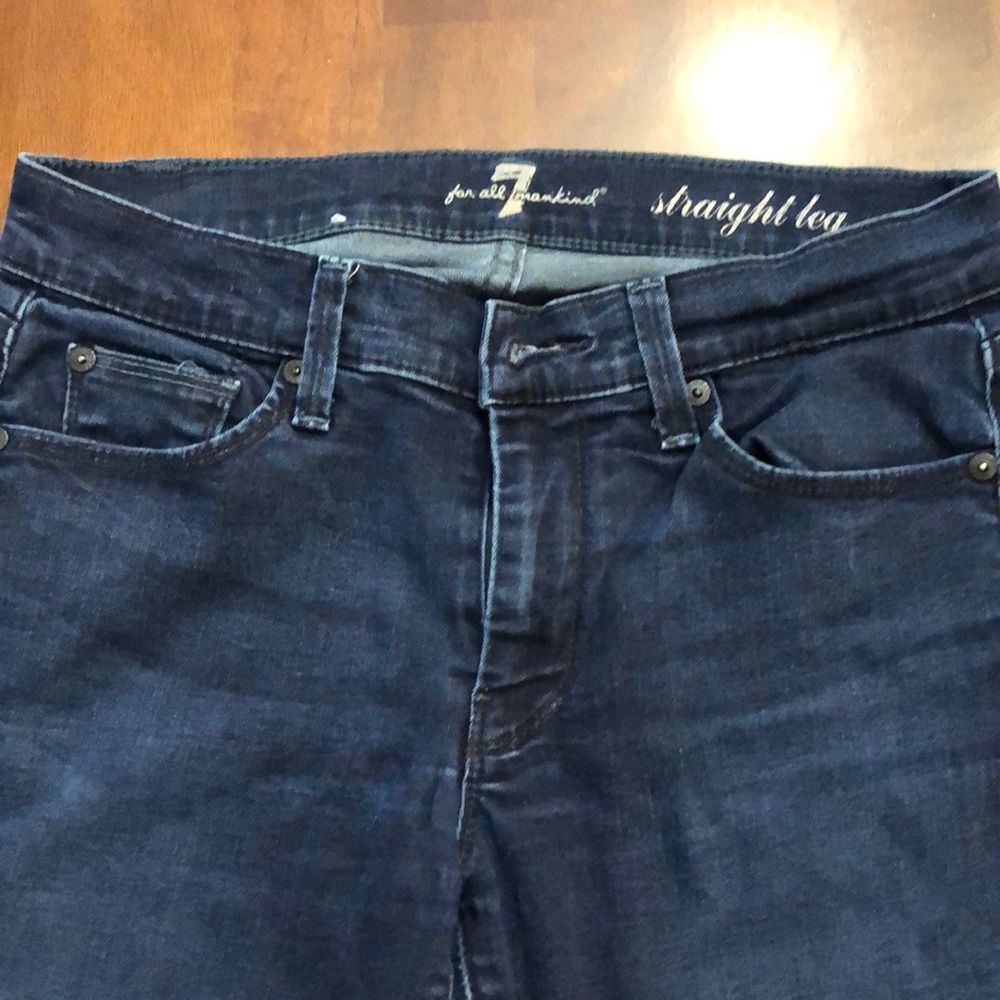 7 for all mankind straight leg jeans